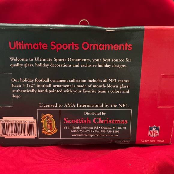 🏈Houston Texans NFL Holiday Ornament 🏈 - Picture 4 of 4